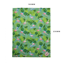 Load image into Gallery viewer, MICROFIBER CLEANING CLOTH - FLAMINGO
