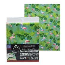Load image into Gallery viewer, MICROFIBER CLEANING CLOTH - FLAMINGO
