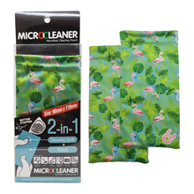 Load image into Gallery viewer, MICROFIBER CLEANING POUCH - FLAMINGO
