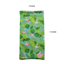 Load image into Gallery viewer, MICROFIBER CLEANING POUCH - FLAMINGO

